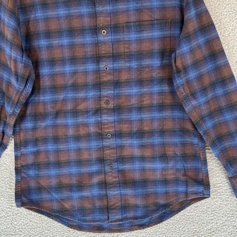 Pendleton Mason Men's Medium Button Down Blue & B… - image 3